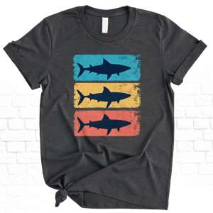 Retro Shark Silhouette Tee